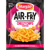 Packaging of Margón Air-Fry Cheezy Chips with a pink and black design.