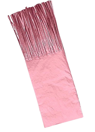 Seidenpapier mit Fransen für Pink Bullets, 48 ​​Einheiten – 23 x 7,5 cm