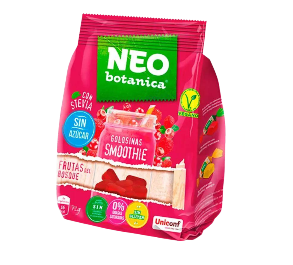 Früchte des Waldes Gelatine-Bonbons – 72 g