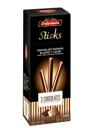 Sticks Três Chocolates - 120g