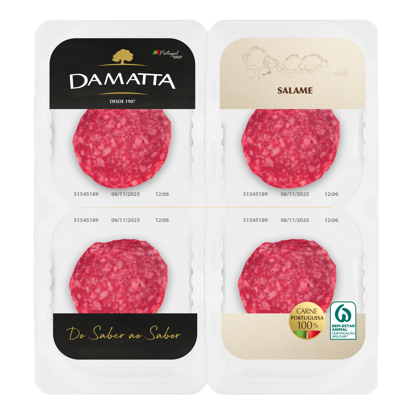 Salame curado (4x40g) - 160g