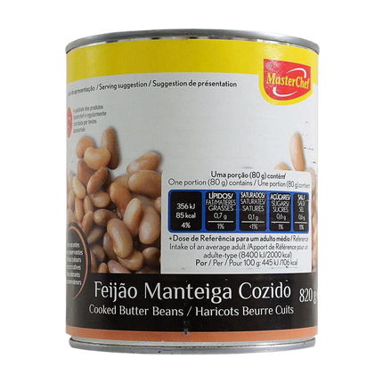 Feijão Manteiga Lata - 820g