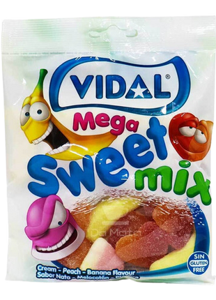 Mega Sweet Mix verschiedene Gummibonbons – 90 g