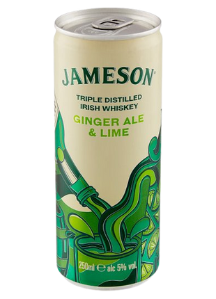 Jameson Whiskey Ginger Ale & Lime - 250ml