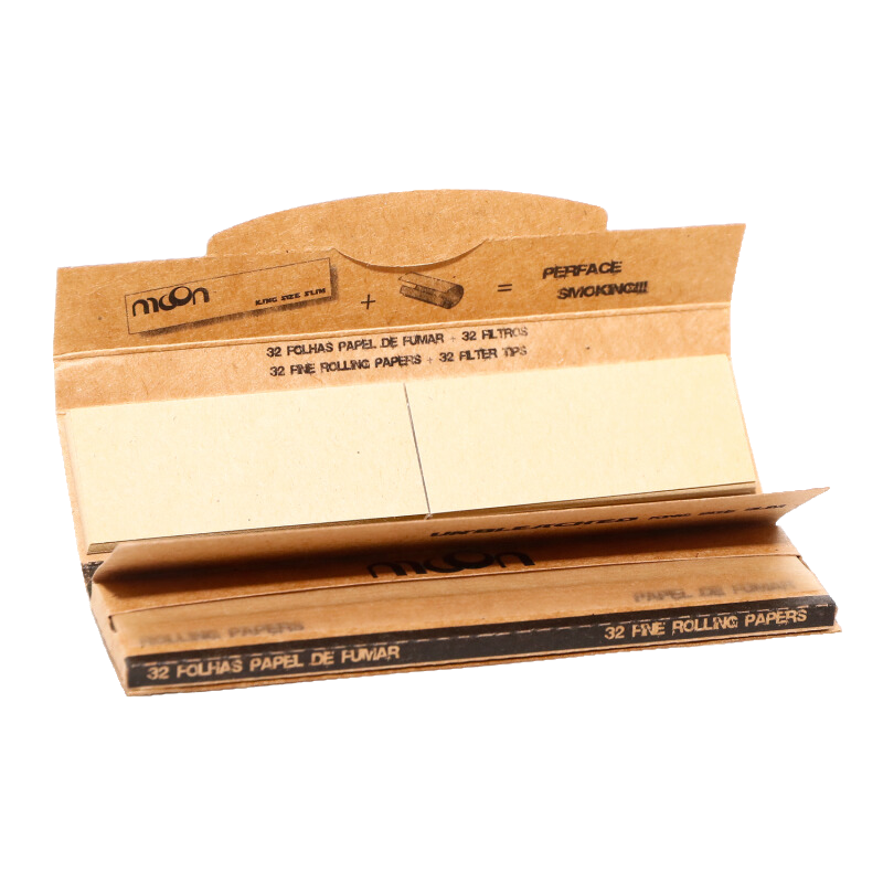 Smoking Papers King Size  Brown + Tips