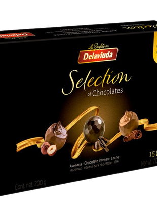 Auswahl an Schokoladen (Milch, Schwarz, Haselnuss) – 200 g