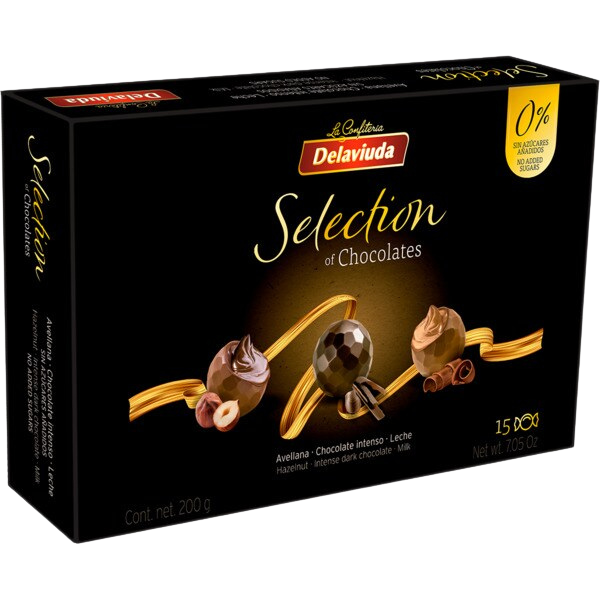 Selection Chocolates (Milk, Black, Hazelnut) - 200g