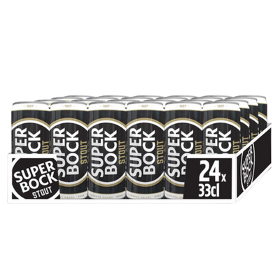Super Bock Black Stout Beer Can - 330ml