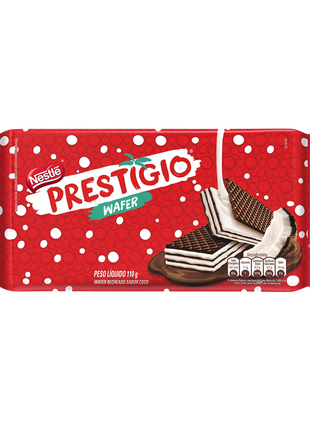 Biscoito Wafer Prestigio Coco - 110g