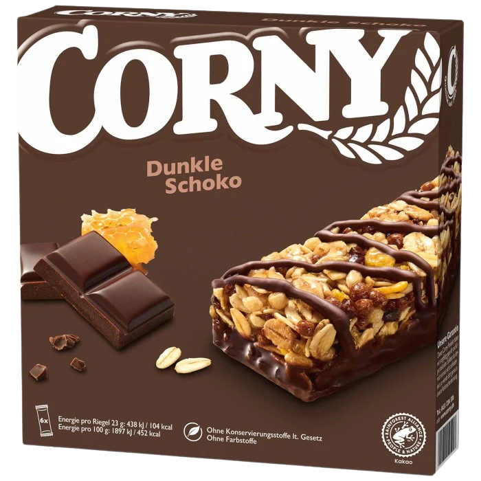 Barra de Muesli de Chocolate Amargo (6x23g) - 138g