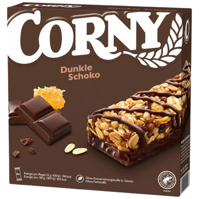 Barra de Muesli de Chocolate Amargo (6x23g) - 138g