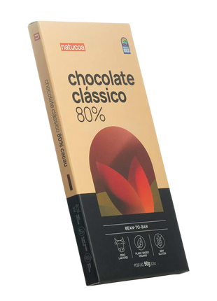 Barra de Chocolate 80% Clássica - 80g