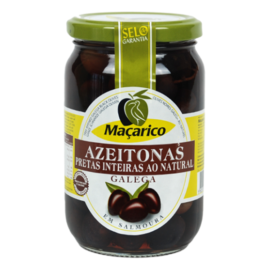 Natural Black Galician Olives - 210g
