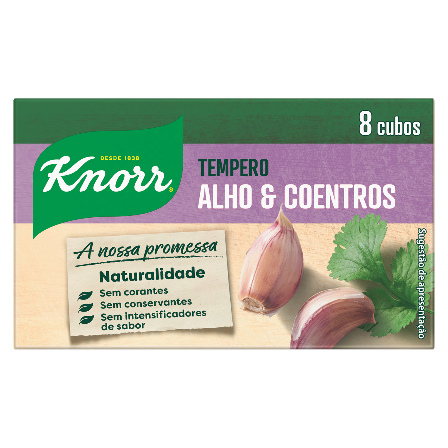 Knorr Knoblauch-/Korianderbrühe in Würfeln 80G