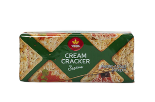 Sesame Cream Cracker Cookie - 200g