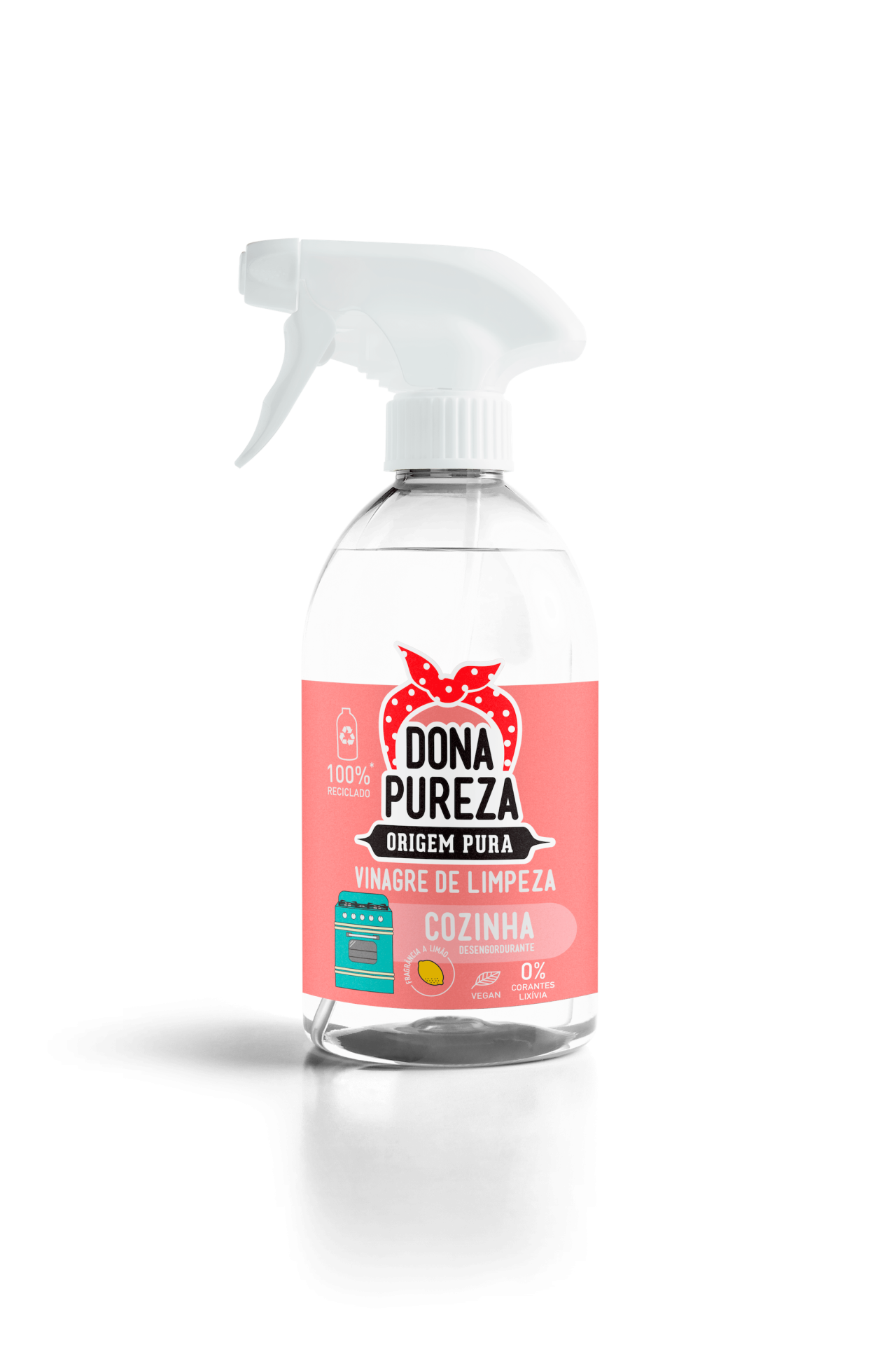 Cleaning Vinegar Spray Kitchen Lemon - 500ml