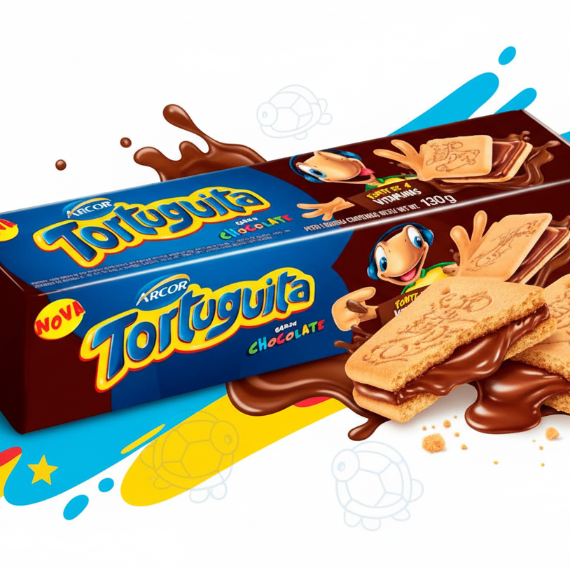 Tortuguita Kekse mit Schokoladenfüllung – 130g