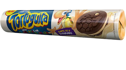 Biscoito Redondo Tortuguita Chocolate & Baunilha - 120g