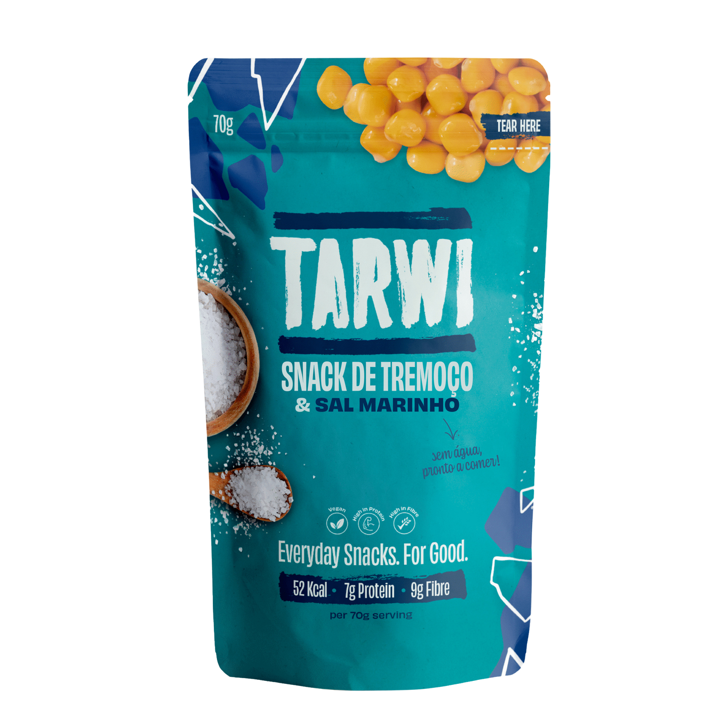 Snack mit Lupinenbohnen und Meersalz – 70 g