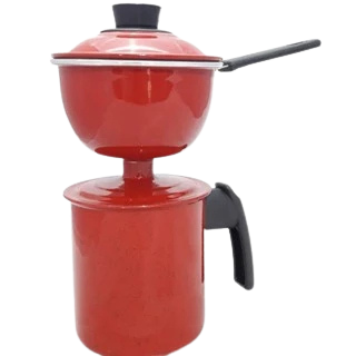 Cuscuzeira individual VERMELHA nº 10 - 250ml