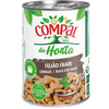 Can of Compal da Horta black-eyed beans on a white background