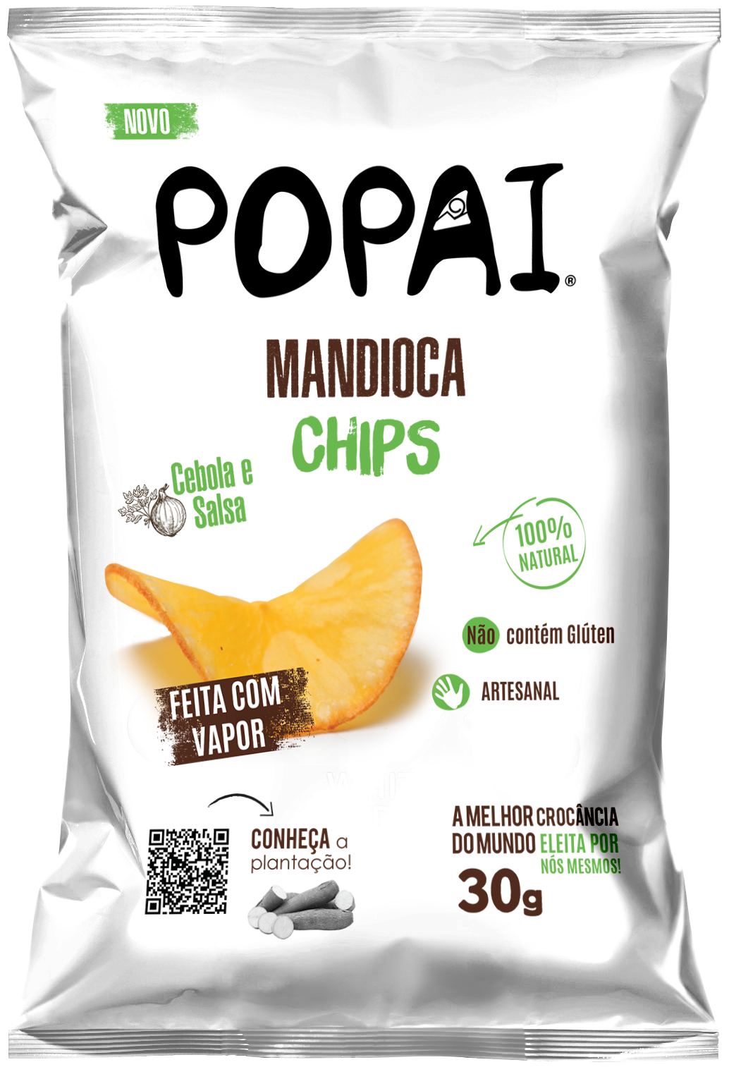 Cassava Chips with Onion and Parsley - 30g