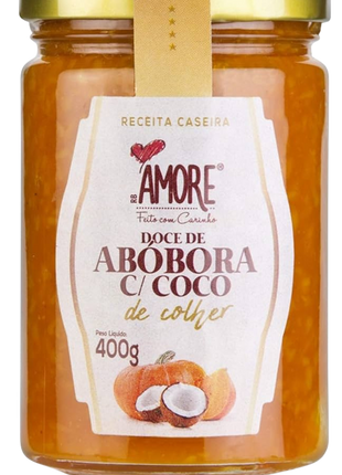 Doce de Abóbora c/ Coco de Colher - 400g