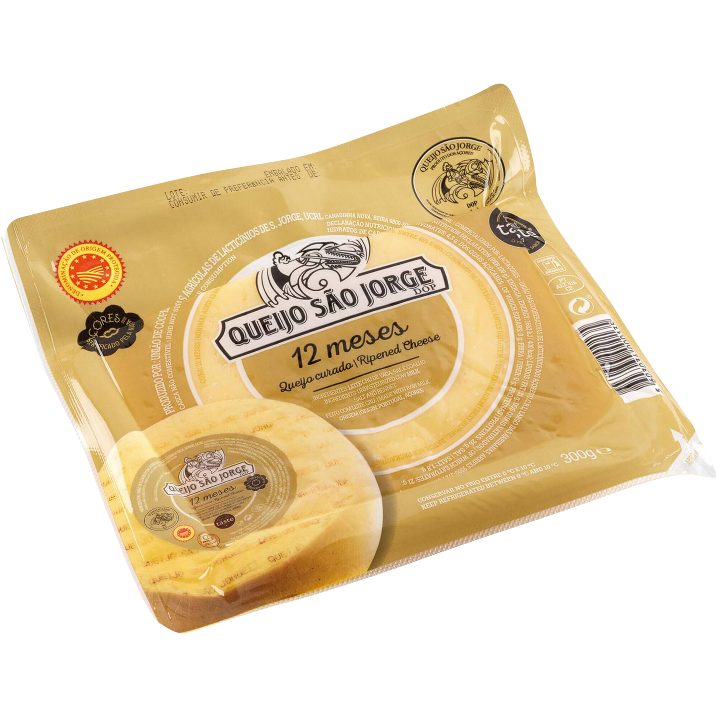 São Jorge PDO Cheese Cured 12 months - 300g