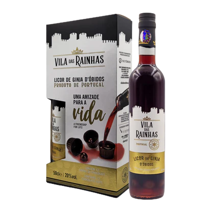 Licor de Ginja Conjunto de 12 copos de chocolate