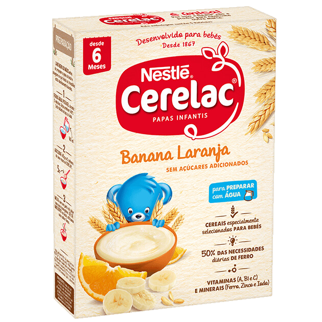 Cerelac Banana e Laranja - 250g