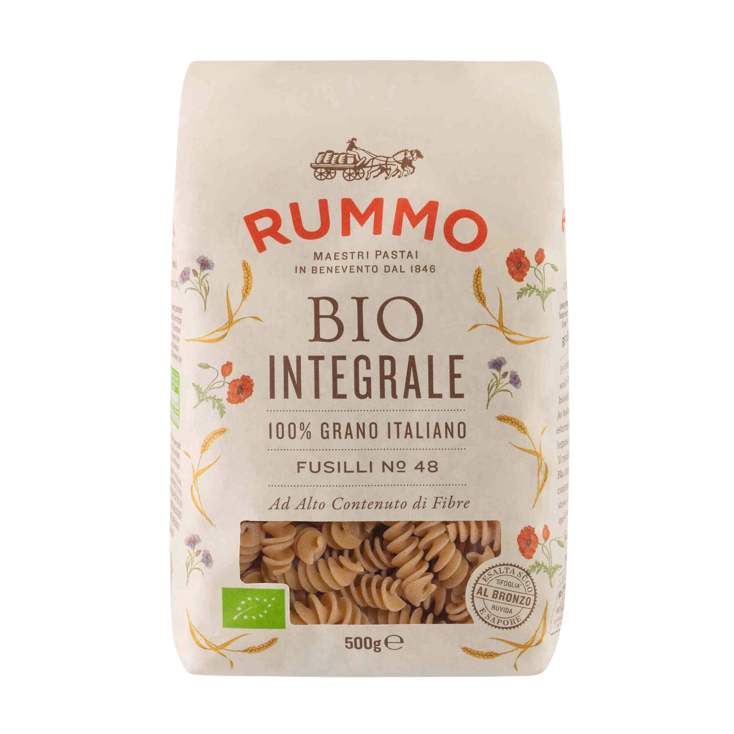 Nudeln Fusilli Bio Integral - 500g
