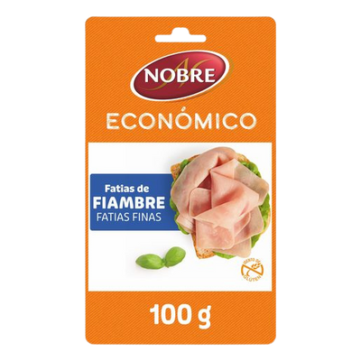 Fatias finas de fiambre - 100g
