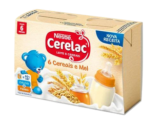 Cerelac Líquido 6 Cereais e Mel 2x200ml