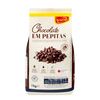 Bag of MasterChef chocolate chips on a white background