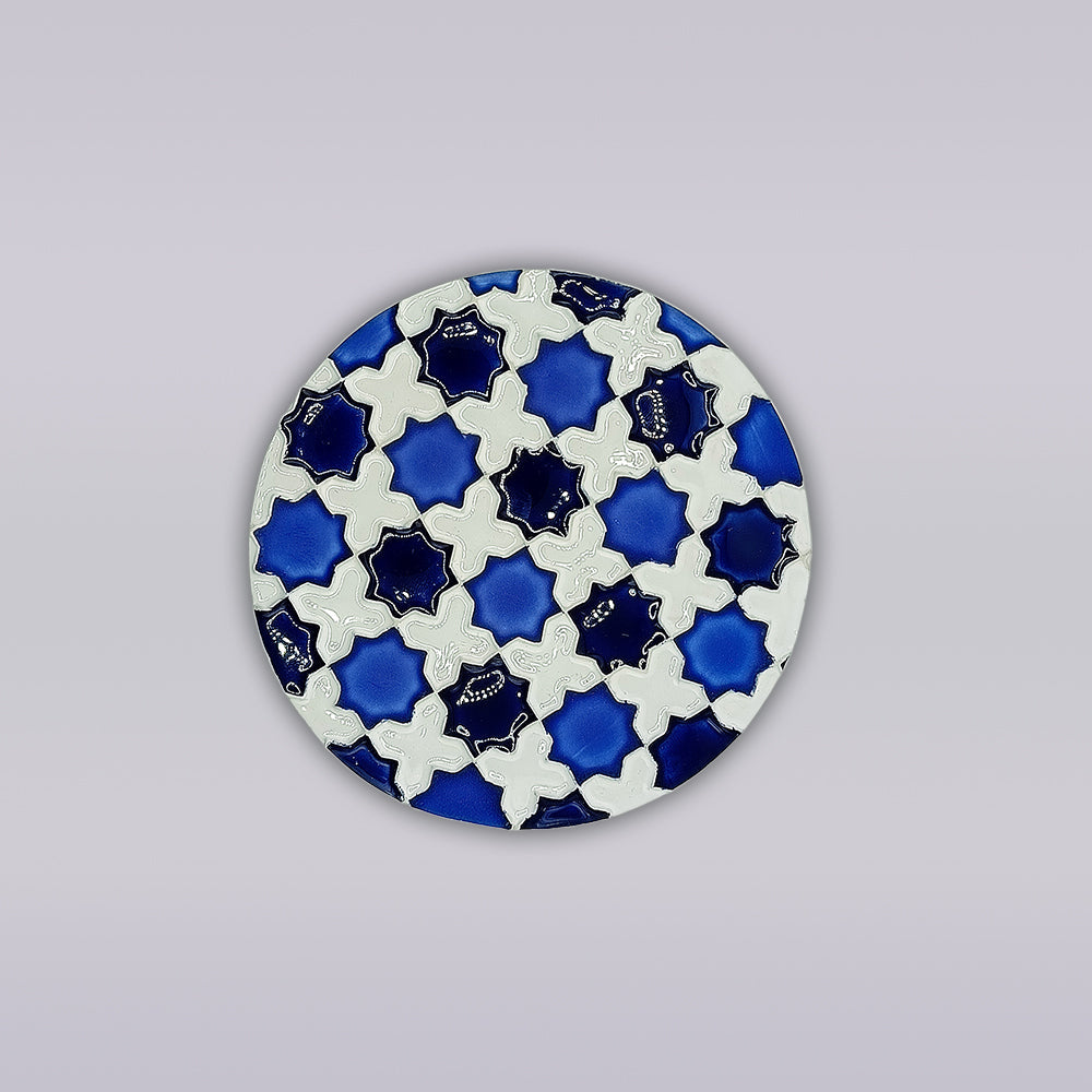 Heritage Blue Star Mosaik-Untersetzer