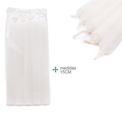 White Candle  - 15cm