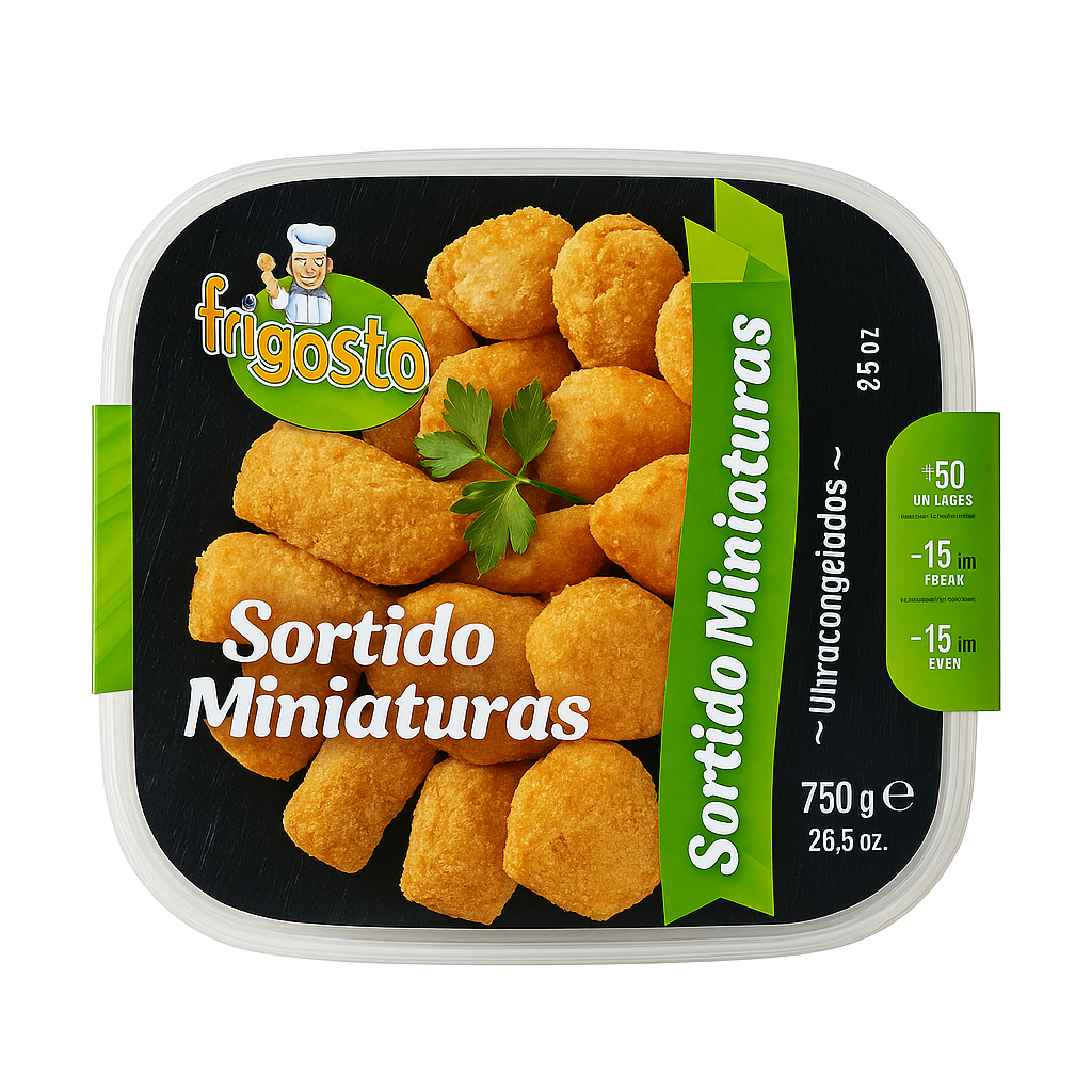 Assorted Mini Croquettes Snacks 50 pcs. – 750g