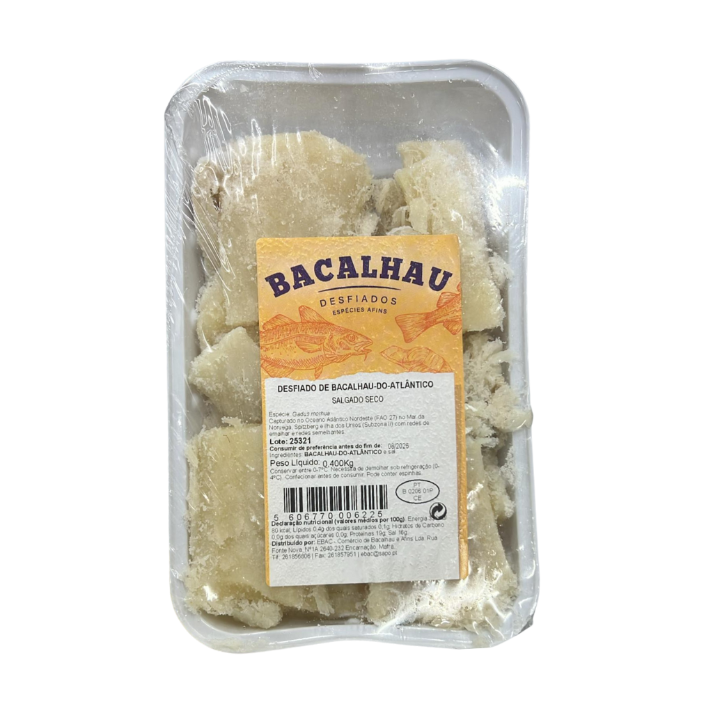 Salted Dry Shredded Atlantic Cod - 400g