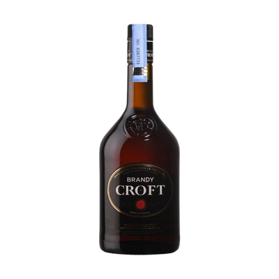 Brandy Croft bottle on a white background