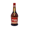 Bottle of Serrão Licor on a white background