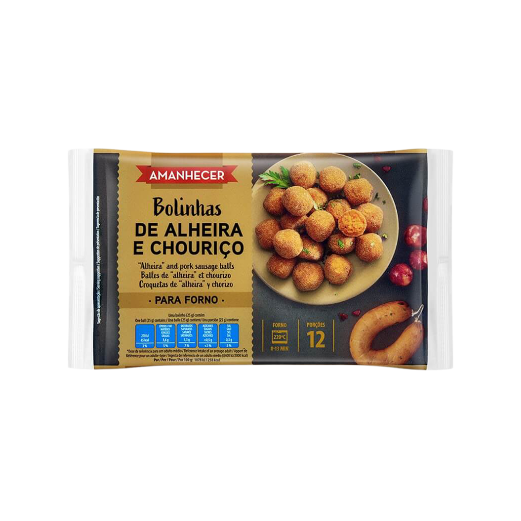 Bolas de Alheira e Chouriço (12 uni.) – 300g