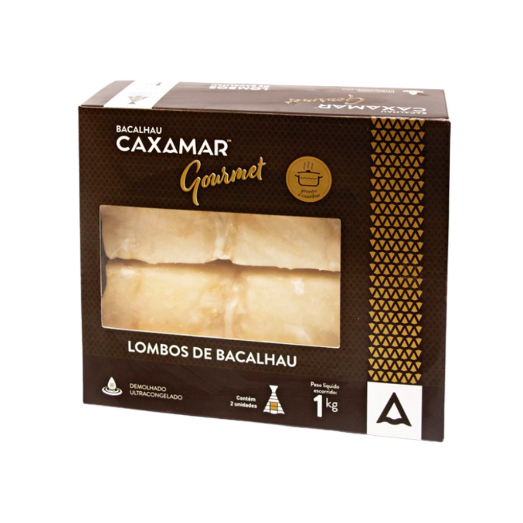 Entsalzte Gefrorene Kabeljaufilets (2 Stk.) – 1 kg