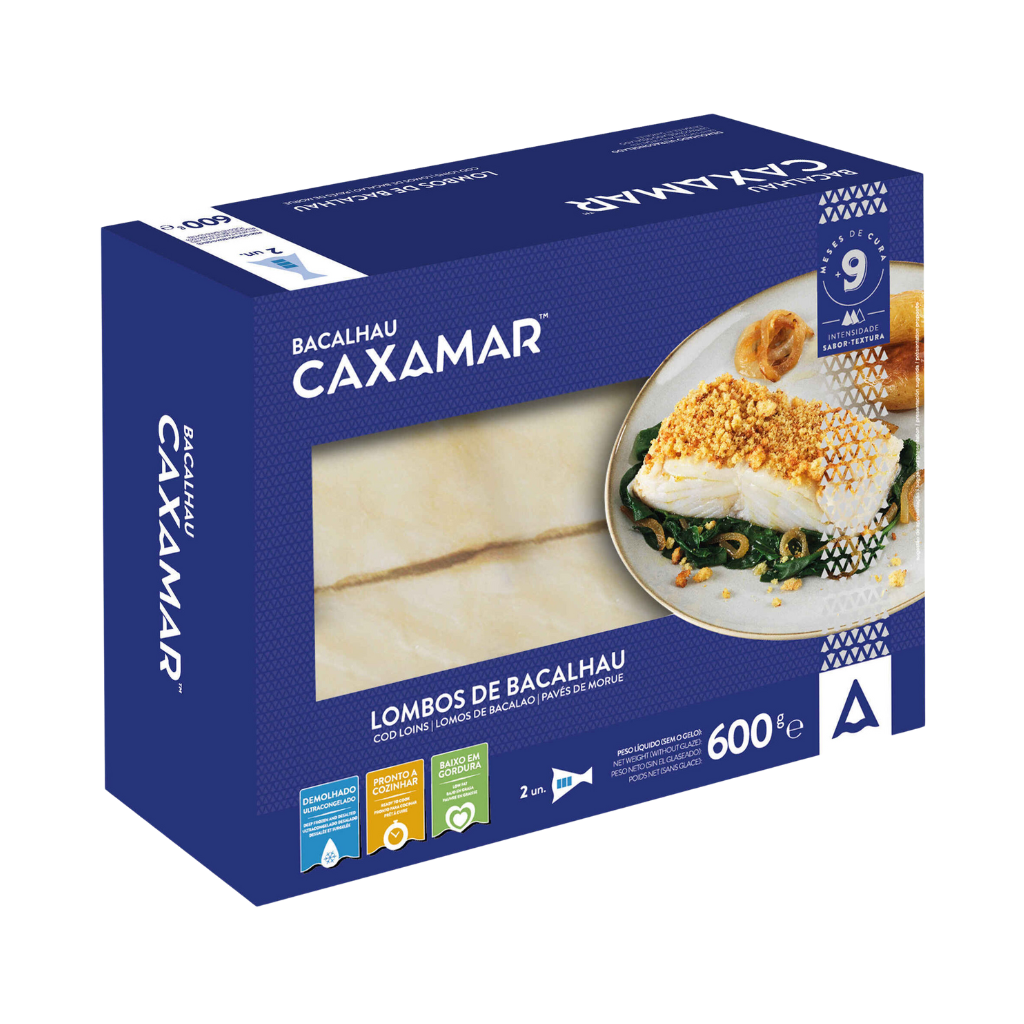 Desalted Frozen Cod Loins (2 uni.) – 600g