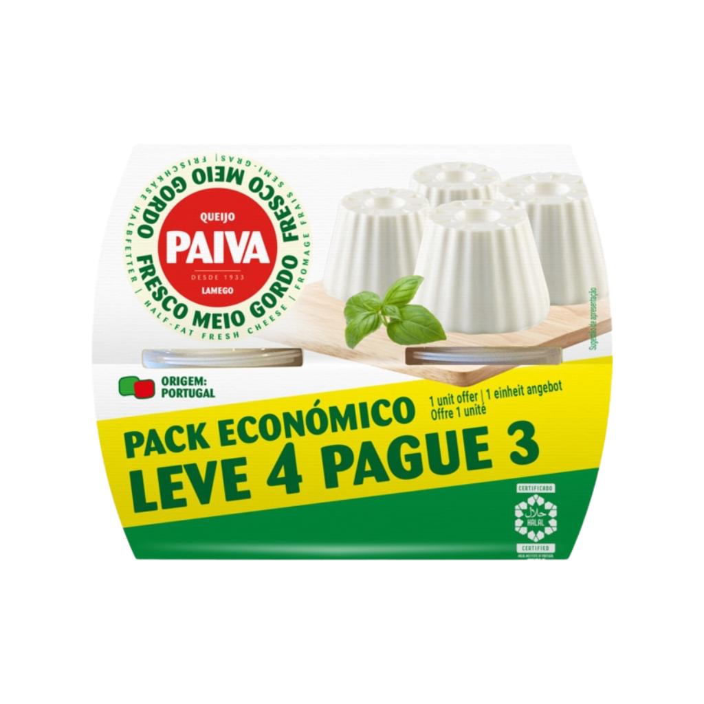 Klassischer Frischkäse (4 Stück) - 250 g