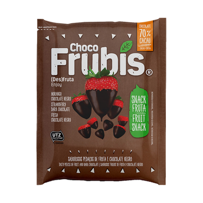 Frubis Morango mit Chocolate Negro 25G