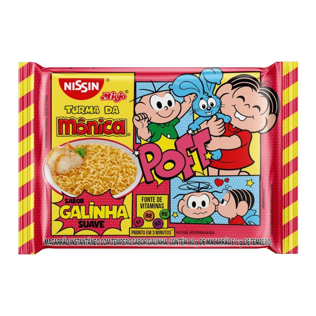 Turma da Mônica Instant Noodles Gentle Chicken Flavor - 85g