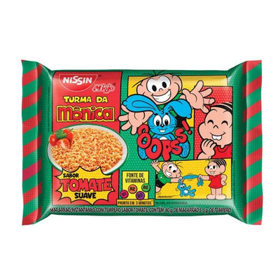 Instant Noodles Turma da Mônica Noodles Tomato Flavor - 85g