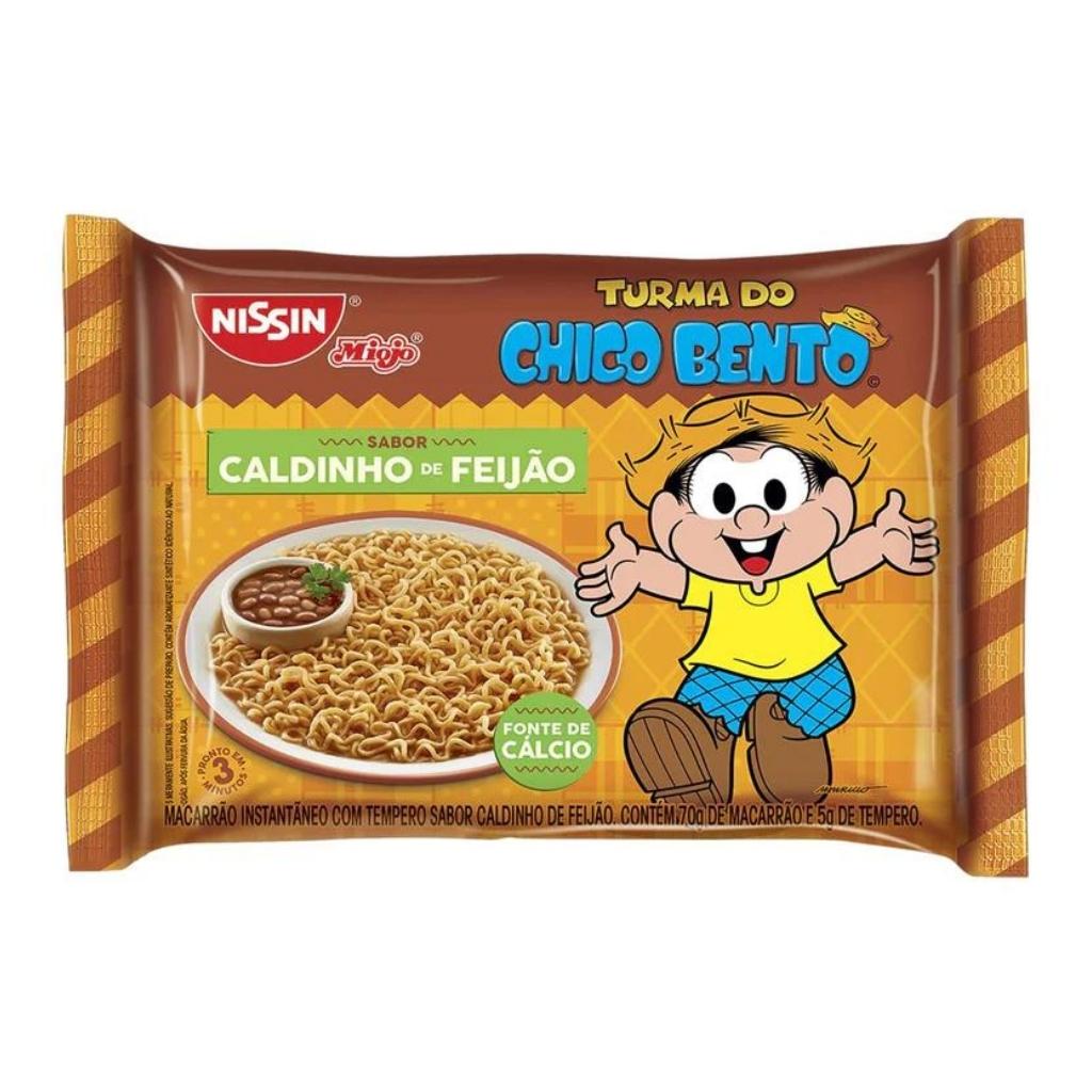 Turma do Chico Instant Noodles Bento Bean Caldinho - 75g