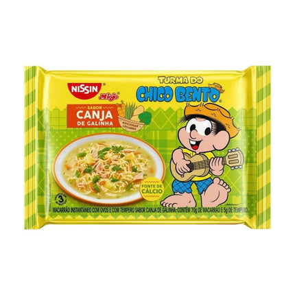 Macarrão Instantâneo Miojo Turma do Chico Bento Sabor Canja de Galinha - 75g