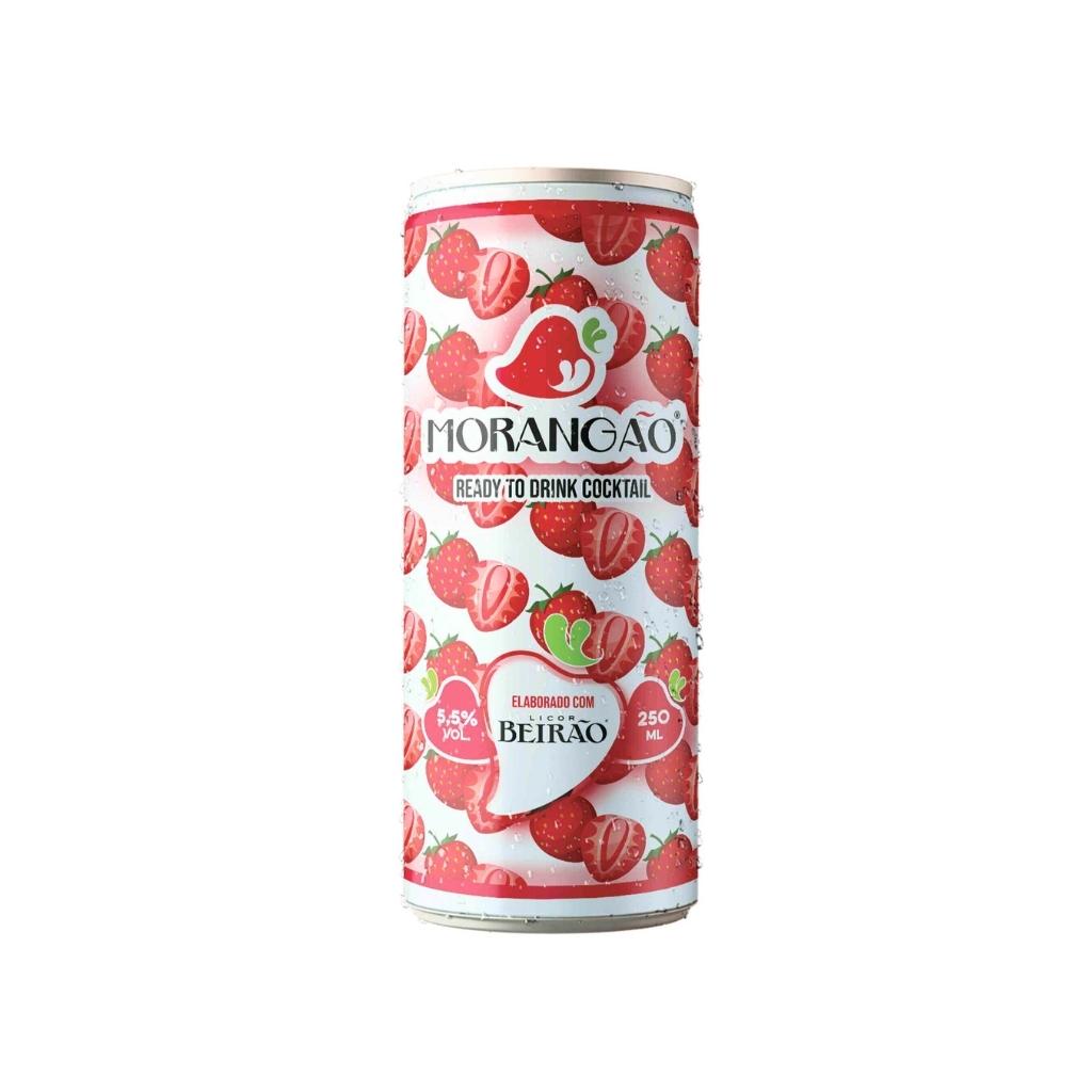 Morangão em Lata Licor Beirão - 250ml